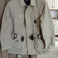 GIUBBINO UOMO NYLON BRAND REFRIGIWEAR COLORE BEIGE