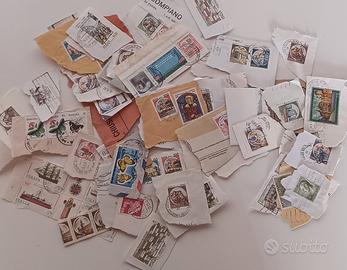 Lotto francobolli usati italiani ed esteri 