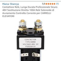 Contattore relè 48 V