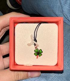 Collana DoDo con quadrifoglio