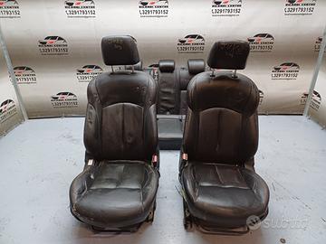 Set sedili in pelle nera nissan juke i 2010-2014 h