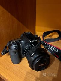 Canon EOS 60d, 3 obiettivi e accessori