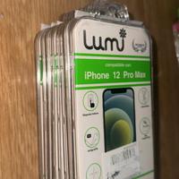 Lotto 9  vetri temperati LUMJ per iPhone 12 promax