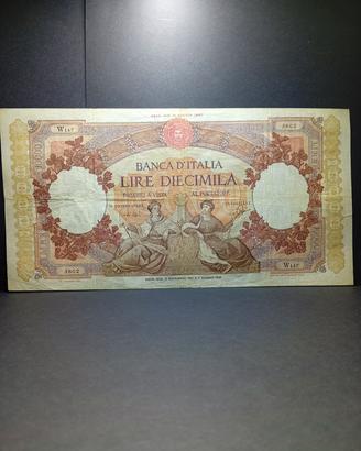 10.000 lire in Rarità "R3" SERIE SOSTITUTIVA 1961.