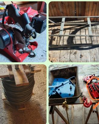 verricello più teleferica 