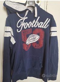 Felpa blu Alcott con cappuccio taglia XL