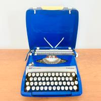 MACCHINA DA SCRIVERE SMITH CORONA CALYPSO BLU POP