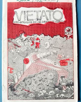 Fumetto "Vietato" Comix antagonista 1991 cult raro