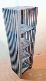 no ikea mobile espositore scaffale legno massello