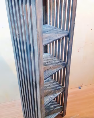 no ikea mobile espositore scaffale legno massello