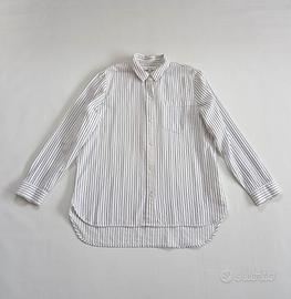 Camicia Madewell a righe bianco e nero in cotone