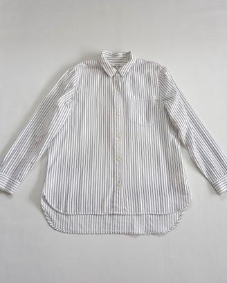 Camicia Madewell a righe bianco e nero in cotone