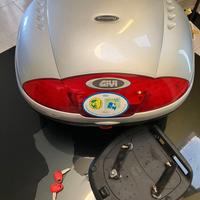 Bauletto givi grigio metallizzato