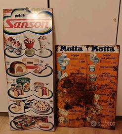 Insegna gelati Sanson Motta