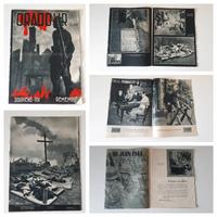 rivista antica giornale Oradour sur Glane guerra