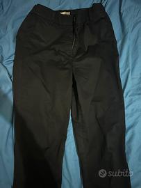 Pantalone blu navy in cotone