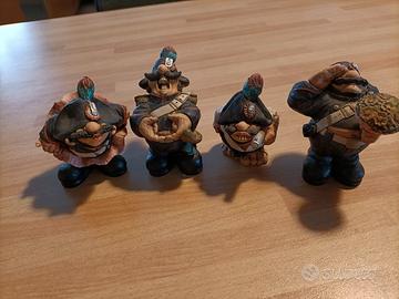 Caricatura Carabinieri Artefice Ottanta (4 pezzi)