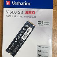 Verbatim NVME Vi560 S3 SSD SATA M2 256GB NUOVO