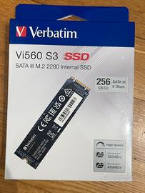 Verbatim NVME Vi560 S3 SSD SATA M2 256GB NUOVO