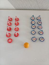 Lotto 19 Giocatori Subbuteo con pallino Anni 80