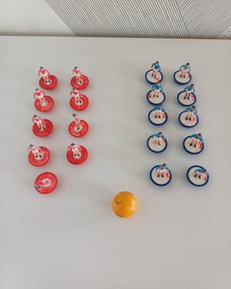 Lotto 19 Giocatori Subbuteo con pallino Anni 80