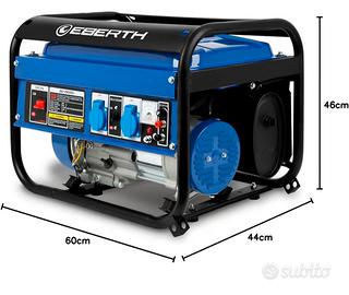 Generatore di Corrente 3000 W con Motore a Benzina