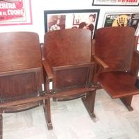 SEDIE DA CINEMA VINTAGE