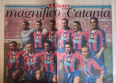 Giornali La Sicilia con immagini Calcio Catania