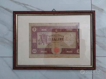 Cartamoneta 1000 lire grande M