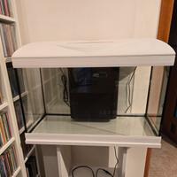 Acquario Amtra Basic 60 bianco + accessori