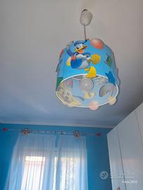 Tenda bastone e lampadario