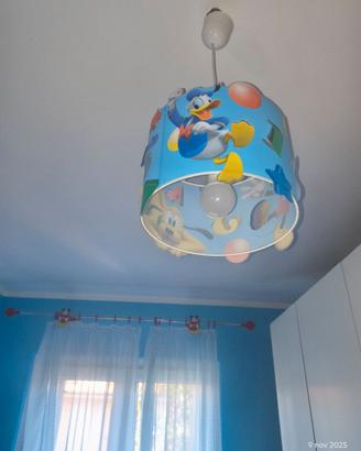 Tenda bastone e lampadario