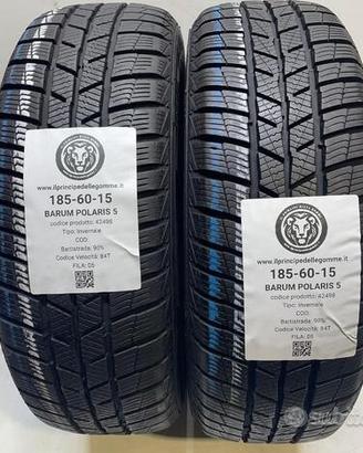 2 gomme 185 60 15 barum a42498