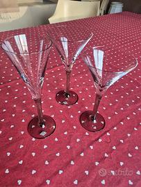 Set 18 bicchieri di cristallo 