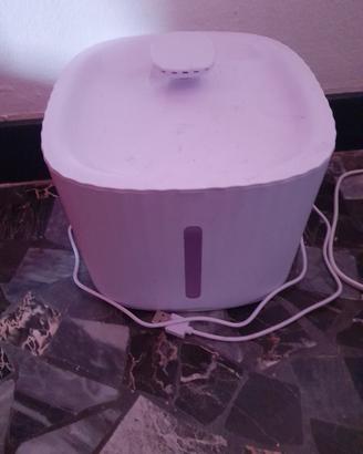 fontana acqua luci colorate x gatti