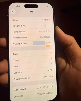 iPhone 16pro