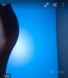 scrivania con penisola a ruota