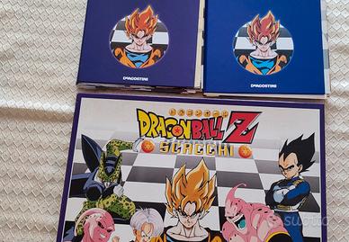 scacchiera e personaggi Dragon ball 