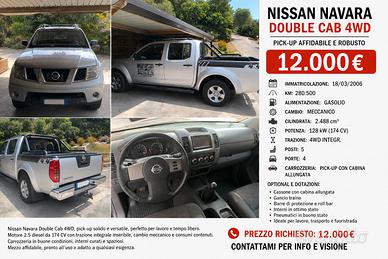 NISSAN NAVARA DOUBLE CAB 4WD – 2.5 DIESEL 174 CV
