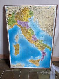 Puzzle Mappa Geografica dell'Italia - Completo