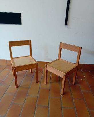 sedie in legno