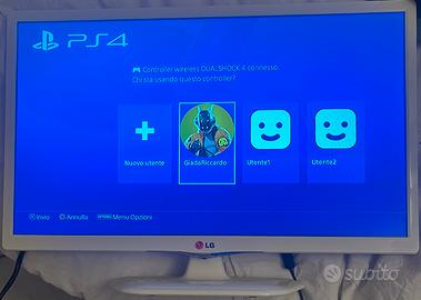 Tv/Monitor LG 24” Bianco con Telecomando