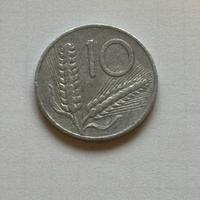 Moneta del valore delle 10 lire spiga 1954