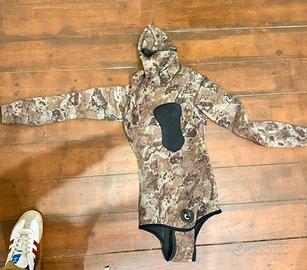 Giacca Muta Pescasub - Glaucos - Mimetica 5mm