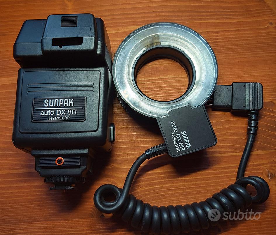 Sunpak Auto DX 8R Thyristor Ring Flash unit with 52mm filter ...