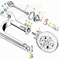 Manicotto accoppiamento Moto Guzzi NTX 350 GU19328