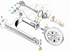 Manicotto accoppiamento Moto Guzzi NTX 350 GU19328