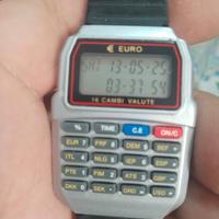 orologio calcolatrice anni 80 