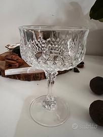 Servizio coppe di champagne in cristallo di Boemia