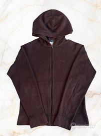 Felpa Pile Patagonia Donna S Marrone Zip